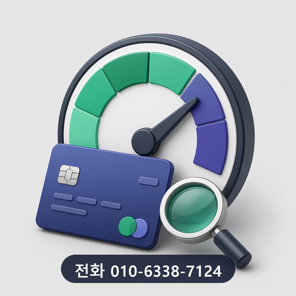 카드 결제 현금화 한도 확인 이미지 · 문의 010-6338-7124